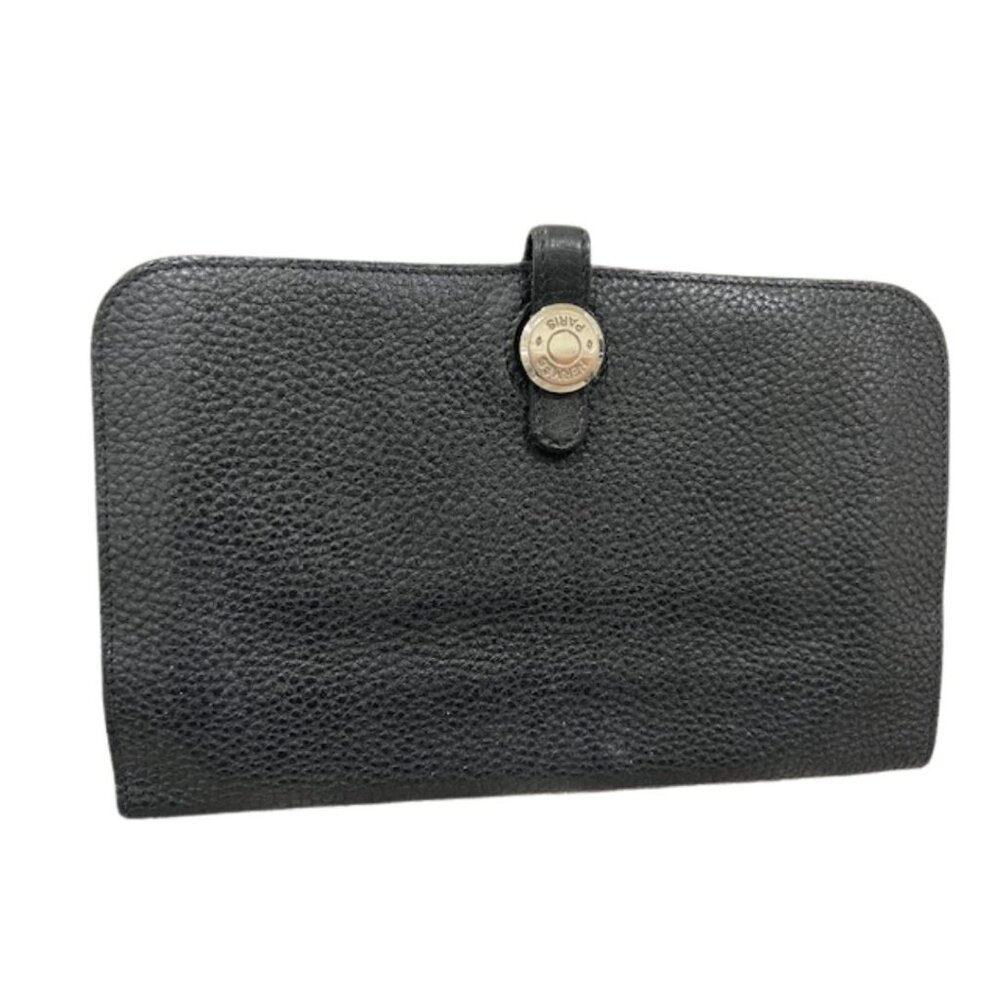 Black Hermes Dogan GM Wallet
